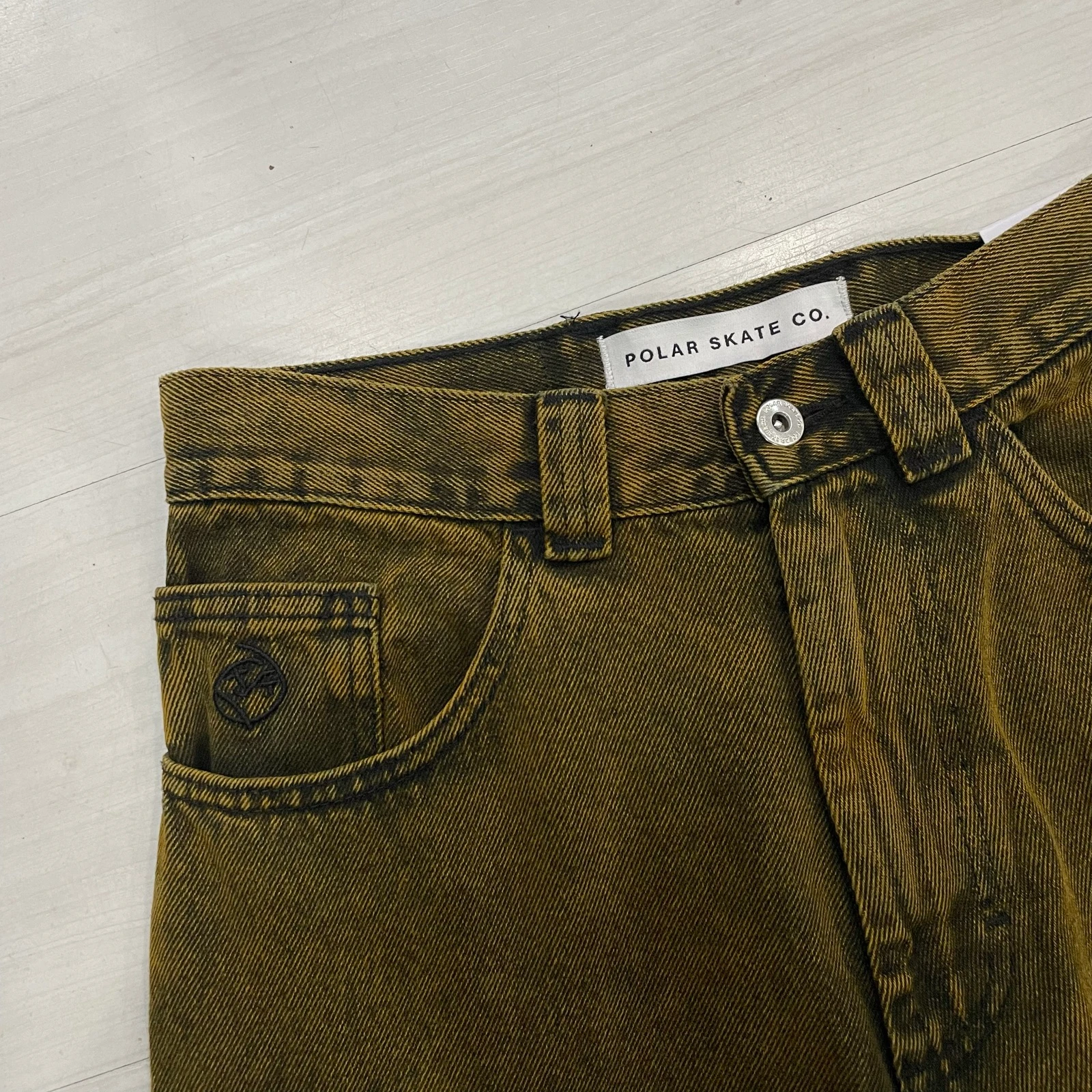 Polar Skate Co - Big Boy Jeans (Geel/Zwart) – photo 4